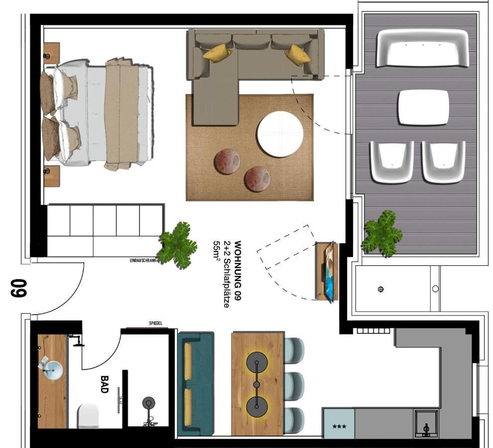 Apartament Seebruecke - 1-raum-appartement Mit Balkon S9 Heringsdorf